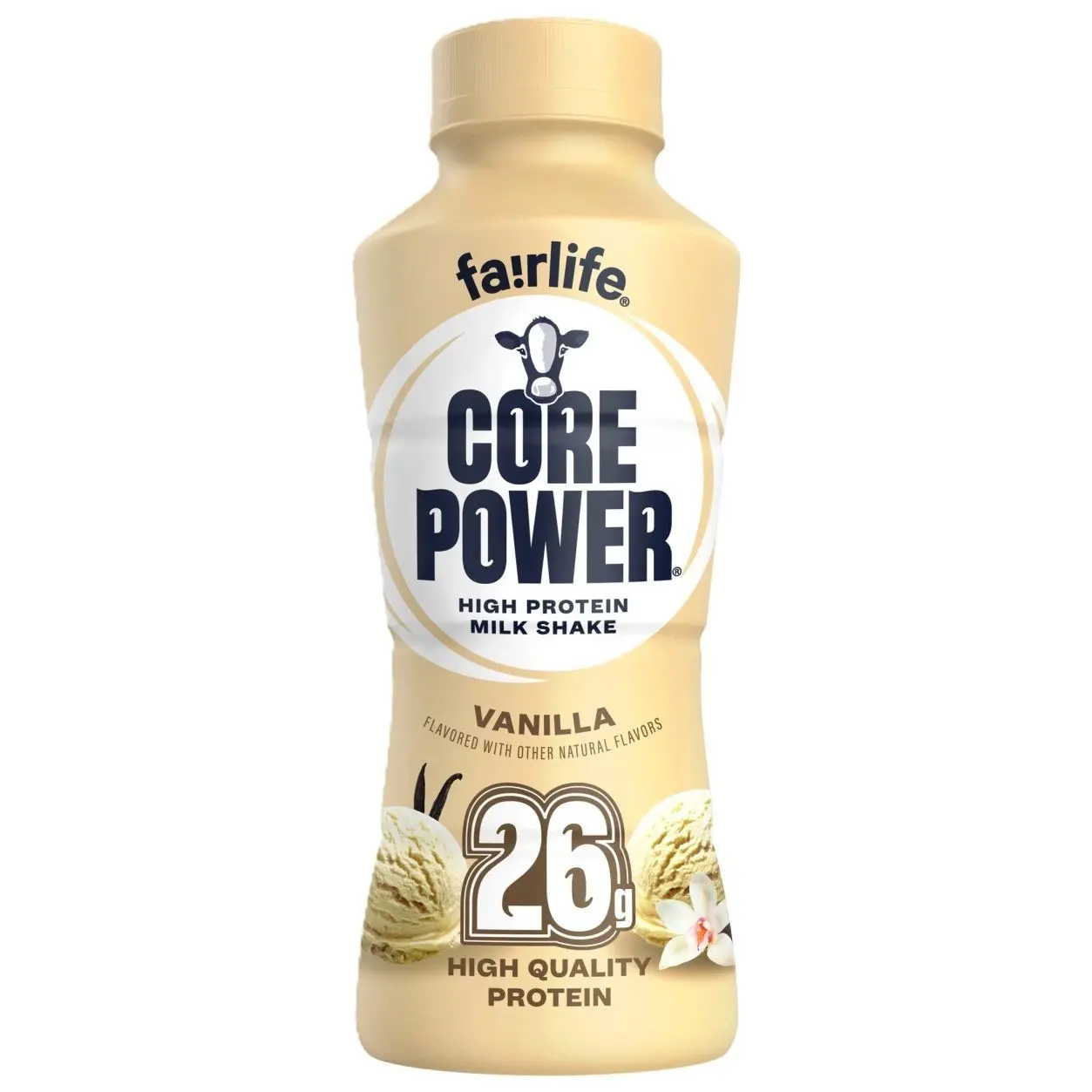 Core Power Protein Shake, Vanilla, 26g Bottle, 14 fl oz