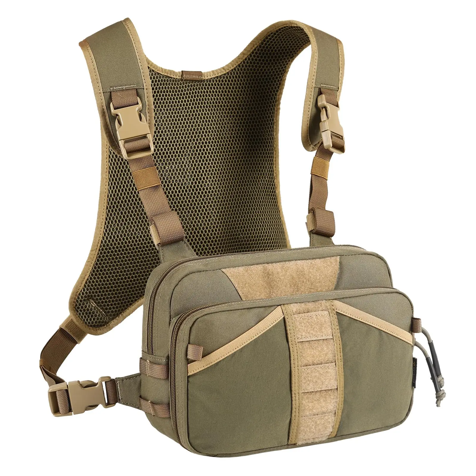 VOTAGOO Fishing Chest Pack, Fly Fishing Bag for Men and Women, Tackle and Fly Boxes Storage Pack, Hunting Binocular Pack