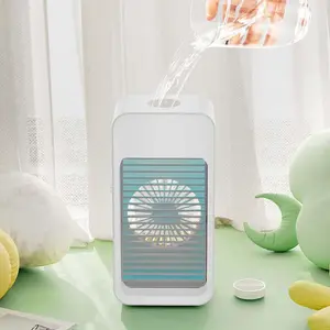 mini humidification spray fan , cooling fan household, usb outdoor, desktop water cooling fan ,night light Mobile