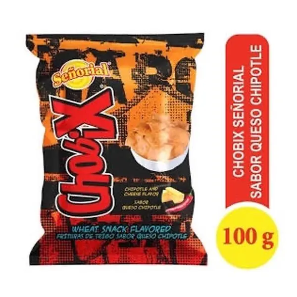 3 CHOBIX SABOR QUESO CHIPOTLE 100gr