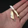 Portable Mini Fish Keychain Knife, Silver Color Pocket Knife, Perfect Gift for Fishing, Edc, Edc Knives, Compact Design, 1 Piece