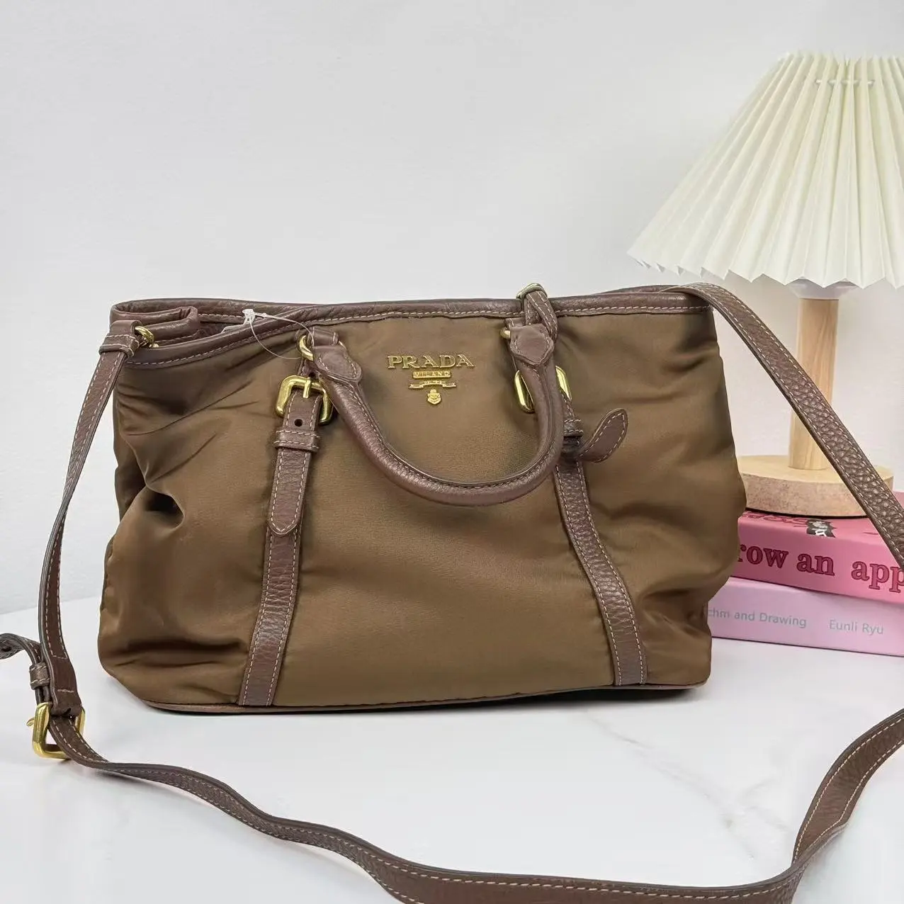 Pre-owned PRADA Tessuto Crossbody Bag