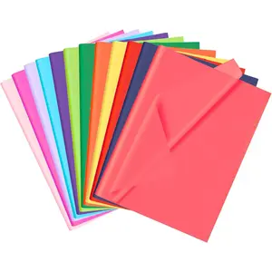 Tissue Paper,  Wrapping Paper,12 Colors, 60 Sheets Wrapping Supplies for Crafts  Bags Packaging Floral Party Festival Decoration