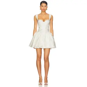 Runaway The Label Joelle Mini Dress in Ivory