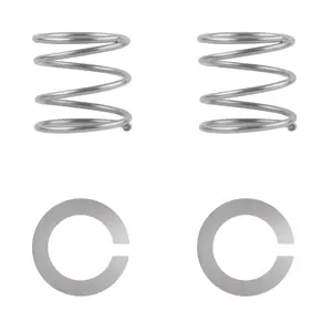 2pcs Stand Mixer Spring and 2pcs Washer Compatible with Kitchenaid Stand Mixer, Stainless Steel Stand Mixer Accessories Parts Replacement Kit, Easy to Install