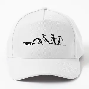 Antarctica - The Penguin Move - Adelie Penguins Twill Cap Hat - Fun and Whimsical Hat Featuring Adelie Penguins Logo, Perfect for Animal Lovers and Antarctica Enthusiasts, High-Quality Twill Fabric, Comfortable and Adjustable Fit
