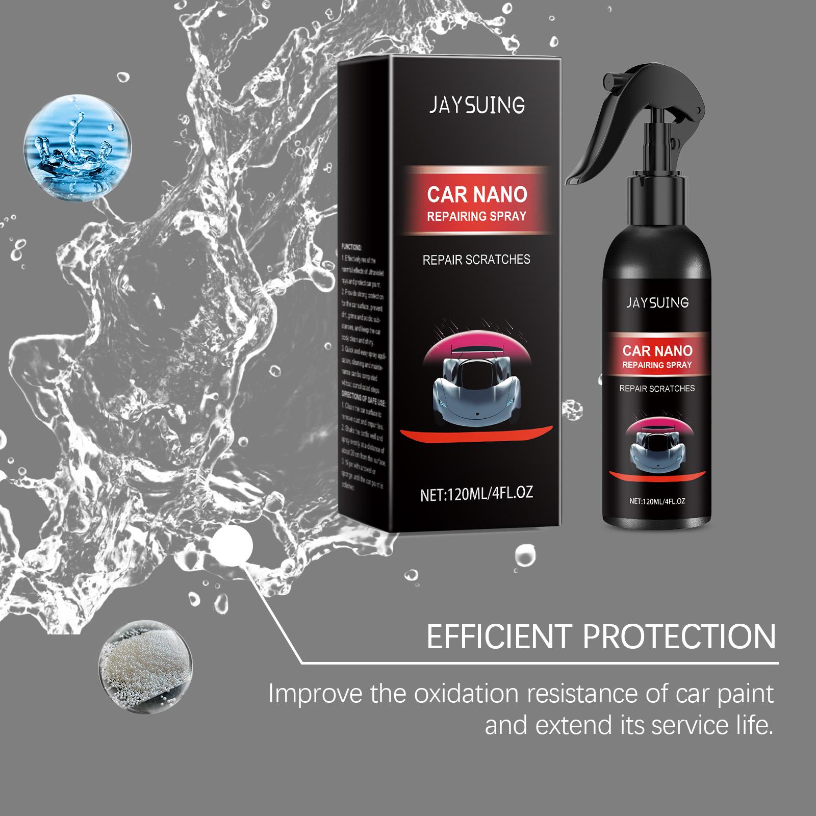 Car Coating Spray 120ml Auto Care Polishing Dust Proof Anti Stain Liquid Glass Sealant Coating Agent