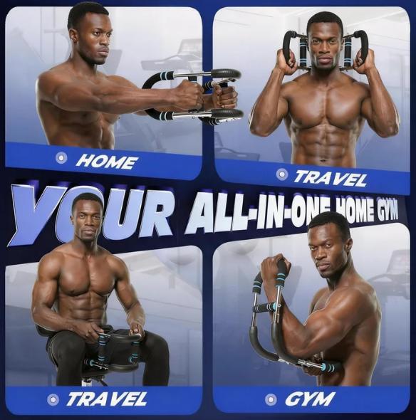 Ultimate Portable Spring Twister – Adjustable Arm, Chest, and Shoulder Muscle Training Equipment for Home Fitness