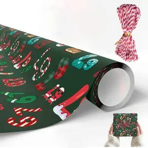 Funny 67 Meme Santa Xmas Six Seven Gift Wrap, 6-7 Christmas Wrapping Paper - For Fans, Loved Ones, Holidays & Special Occasions