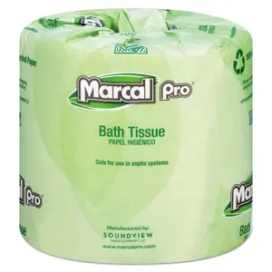 212 MAIN Marcal Soft Fragrance-Free Toilet Tissue, White, 4x4 in, Septic-Safe - 336 Count