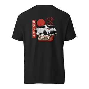 Unisex White Japanese Hatchback T-Shirt