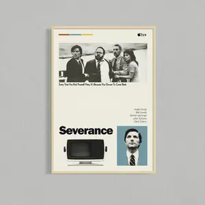 Severance Poster  Film Posters  Minimalist Movie Poster Printable Wall Art Poster
