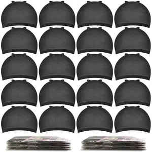 20 Pcs Stocking Wig Caps, Stretchy Nylon Wig Caps For Women Men