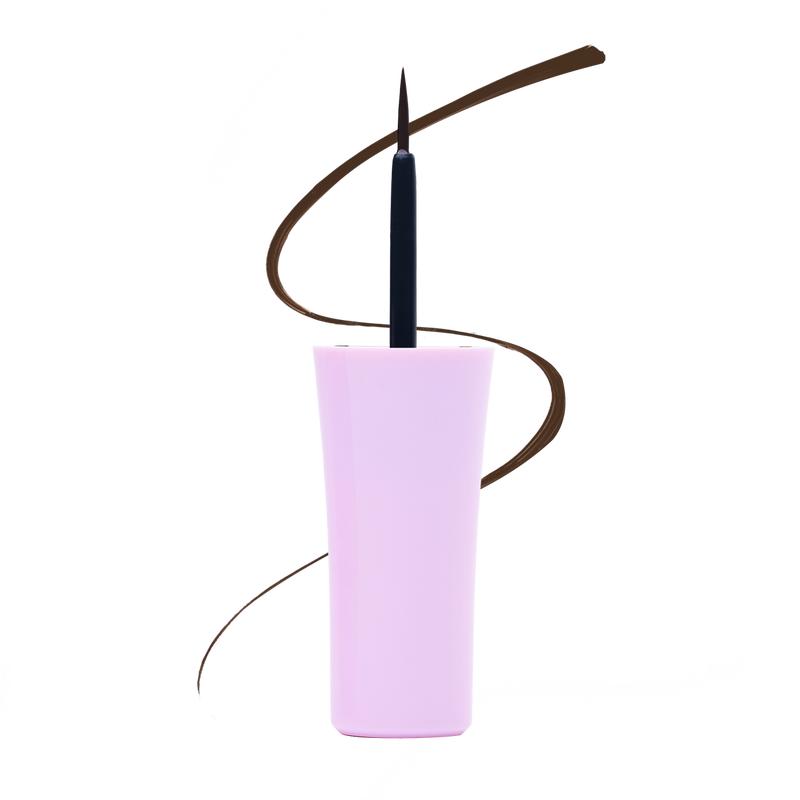 KimChi Chic Beauty Effin Eyeliner - Vegan Cosmetic Makeup, Long-lasting, and Smudge-resistant Brush Eyeliner