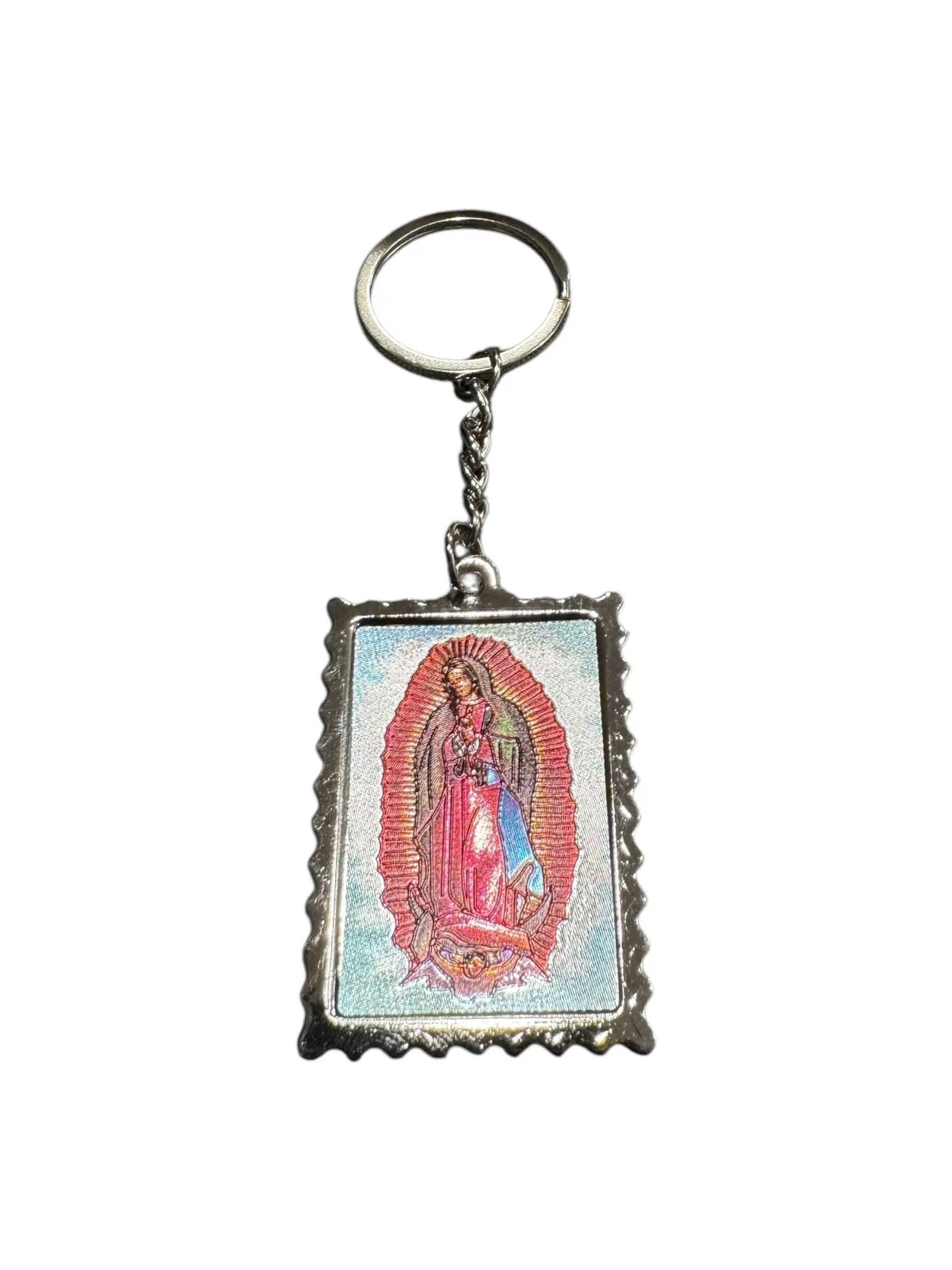 Llavero La Virgen Saint Mary Keychain