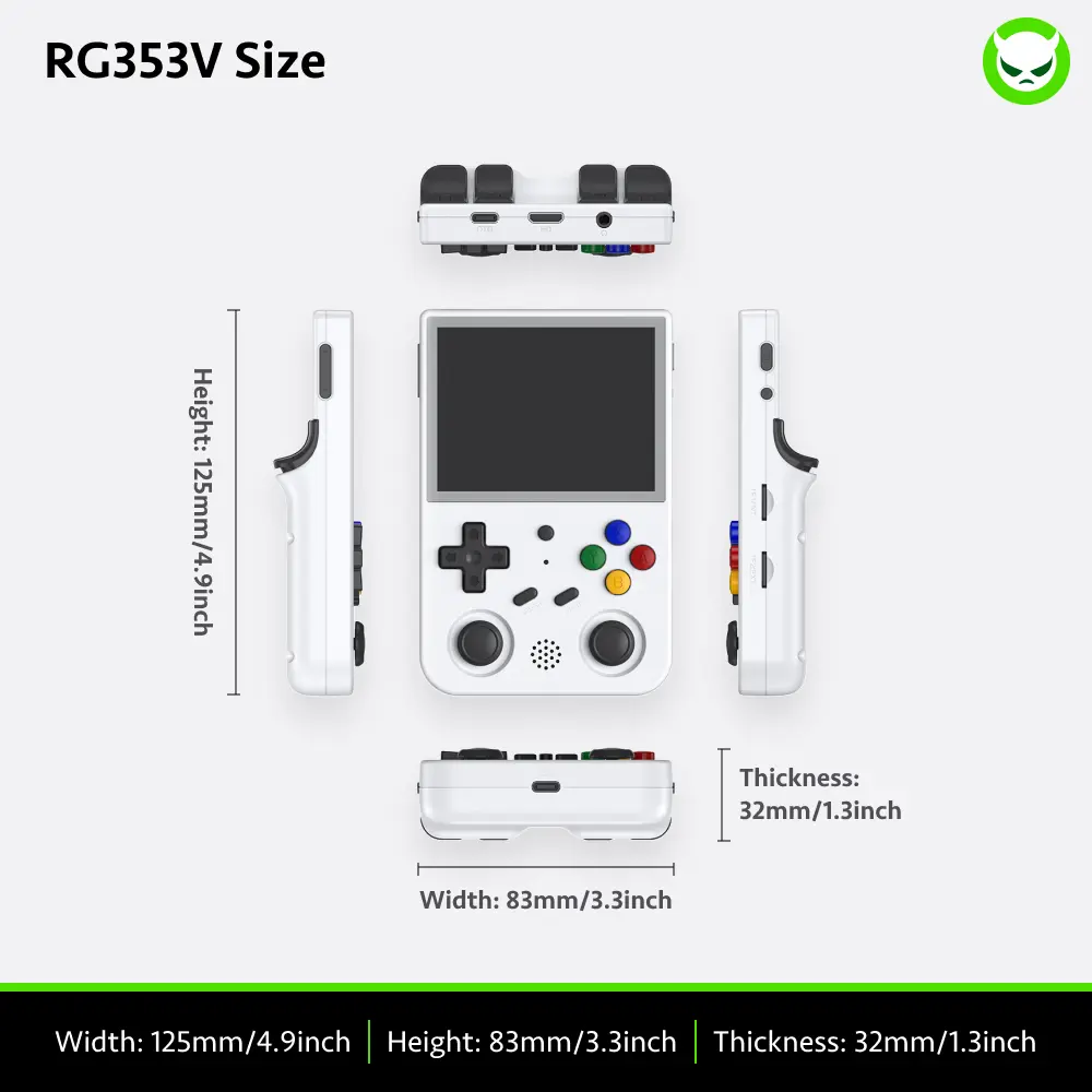 Anbernic RG353V【Buy 1 Get 1 Projection Cable+1 Fancy Case+1