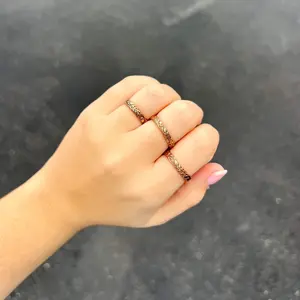 Copper Stamped Band Ring