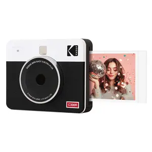 Kodak Mini Shot 3 Retro 4PASS 2-in-1 Instant Digital Camera and Photo Printer (3x3 inches)