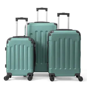 Ubesgoo Available in multiple colors 20/24/28 Inch ABS Luggage with Corner Guards & Removable Wheels Non-TSA Lock