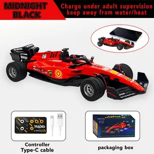1/64 Mini RC F1 Racing Car, Pocket Size 2.4GHz Portable Drift Car with Remote & App Control, USB Rechargeable Formula Racing Toy, Stress Relief Desktop Entertainment, Birthday & Christmas Gift