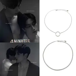 Men's & Women's Accessories 4 Minutes Thai Drama Inspired Matching Ring & Necklace, Bible Jes Same Style Couple Jewelry