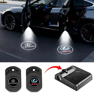 Lexus Car Welcome Projection Light, Custom Logo Shadow, Wire-Free Quick Installation, High Bright LED Waterproof Lamp, Unlock Ceremony, Led Door Light