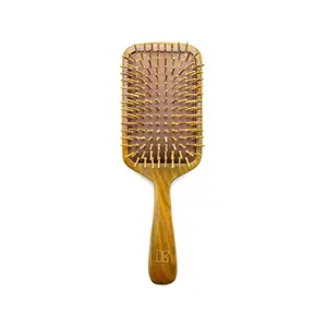 Kim Kimble Signature Sandalwood Paddle Brush for Hair Care tools