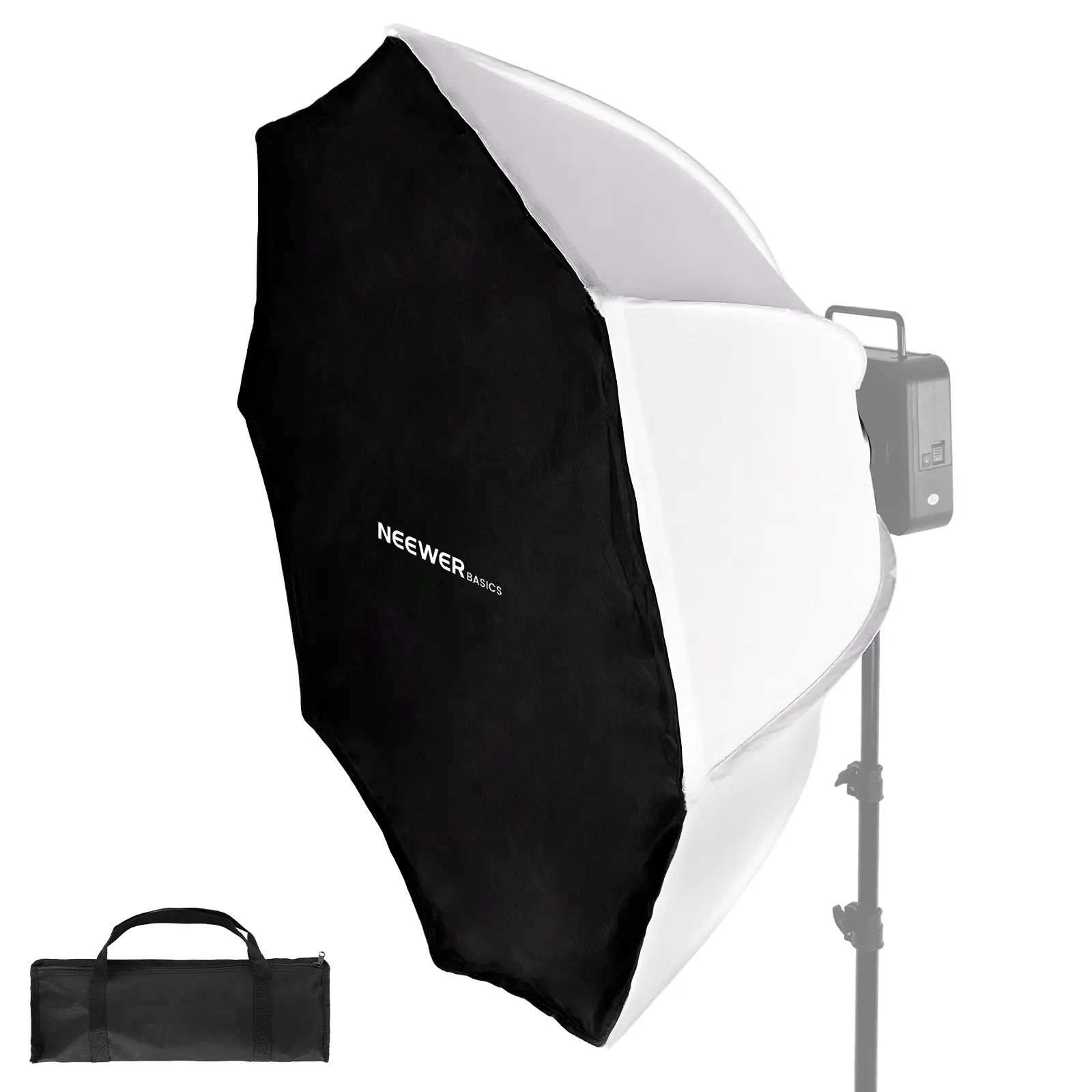 NEEWER NS69P Basics Inverted Octagonal Softbox Bowens Mount (Removable), 35.4'' Instant Setup Foldable Soft Box Lighting Kit for AS600B CB300B FS600B FS600C FS300B FS230C Q6 Q4 PRO S102-400W PRO