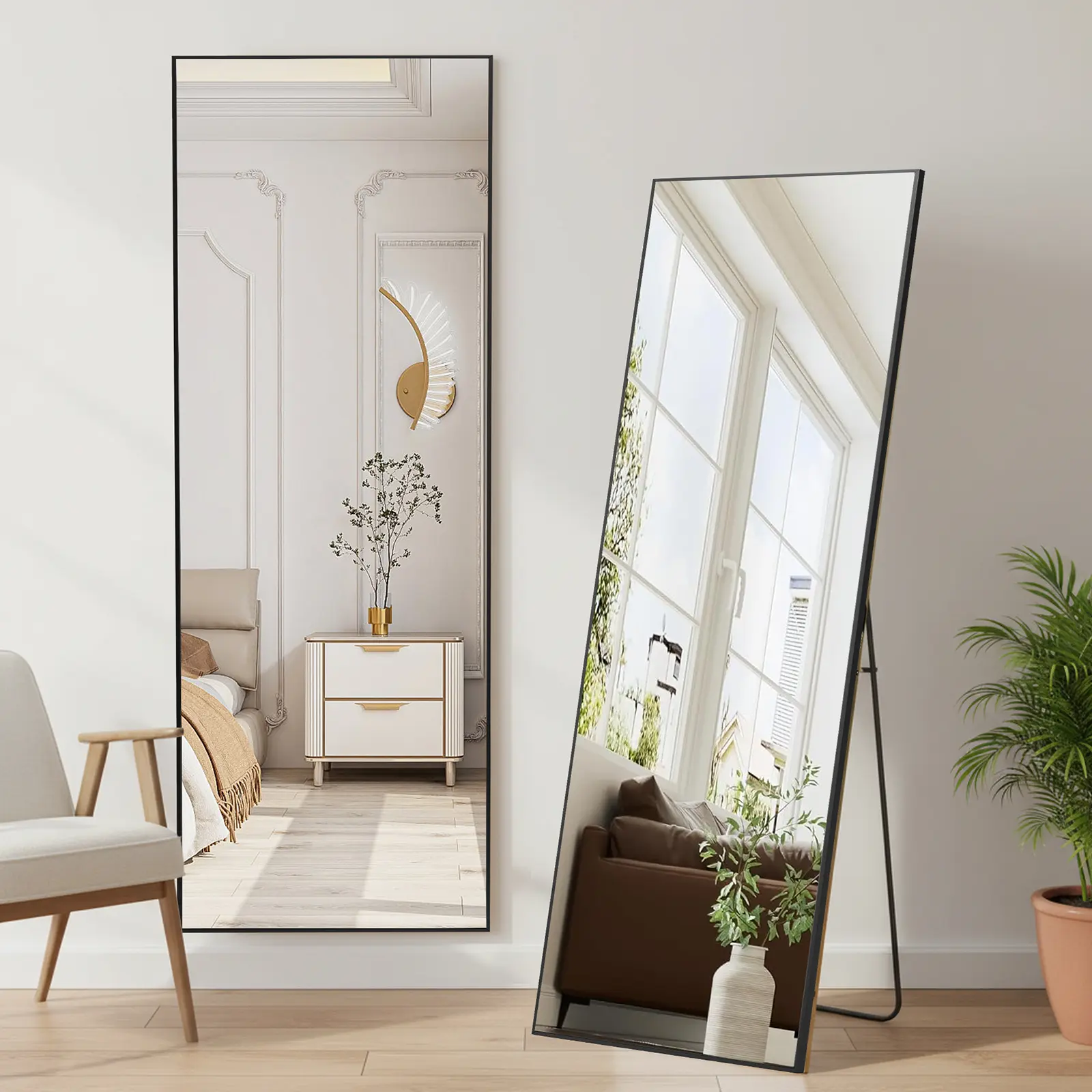 Black-Rect-19×58 Inch