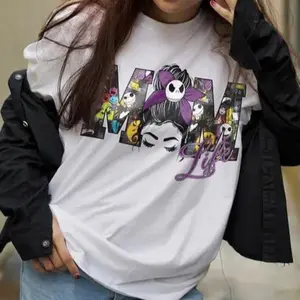 Mother Day's Gift T-Shirt, Mom Life Shirt, Nightmare Before Christmas Shirt