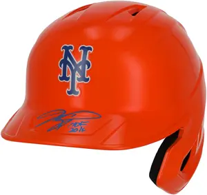 Mike Piazza New York Mets Autographed Alternate Chrome Rawlings Mach Pro Replica Batting Helmet with "HOF 16" Inscription - Fanatics Exclusive - Fanatics Authentic Certified