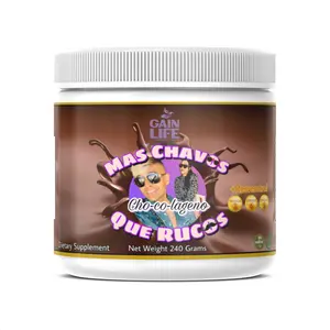 Gain Life Mas Chavos Que Rucos Chocolageno Collagen Drink Mix Powder Dietary Supplement