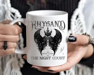 ACOTAR Rhysand Mug - High Lord of the Night Court Gift, Acotar Merch, Night Court Mug, A Court of Thorns, Coffee Cup, Bookish Gifts, Christmas Gifts