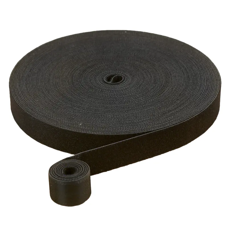 Hook and Loop Roll | Double-Sided Strips, 3/5in x 65ft Reusable Cable Ties, Self-Gripping Straps | Multi-Purpose Wrap Fasteners for Home, Office, Data Center, and More