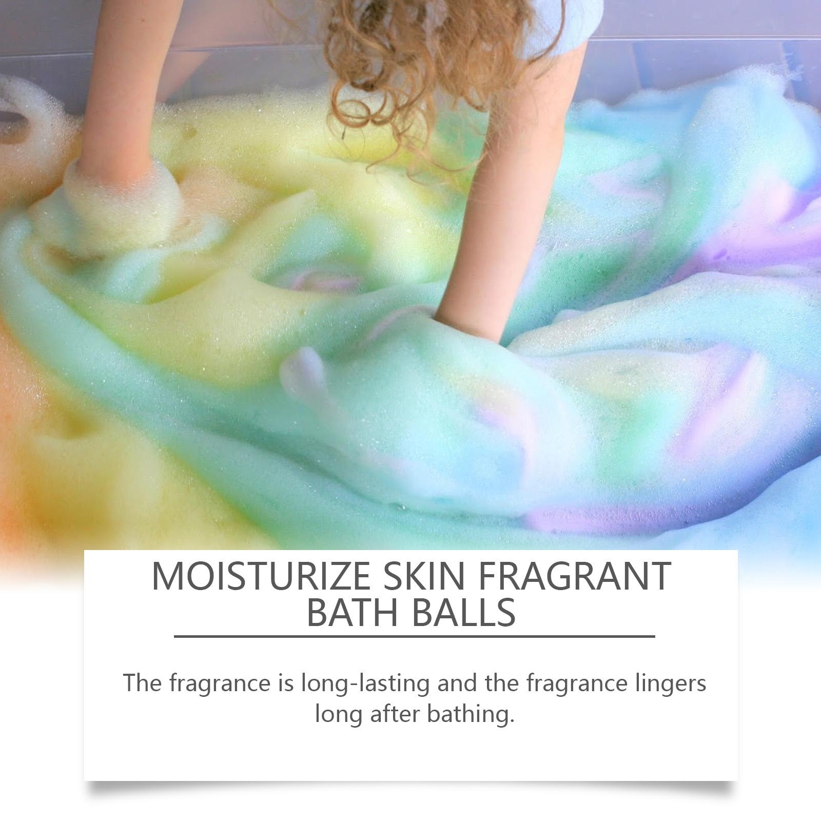 Moisturizing Bubble Bath Bombs - Deep Cleansing & Long-Lasting Floral Scent