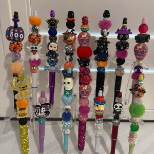 Halloween Pens - Decorative Collection with Various Designs and Colors for Halloween Theme Use
