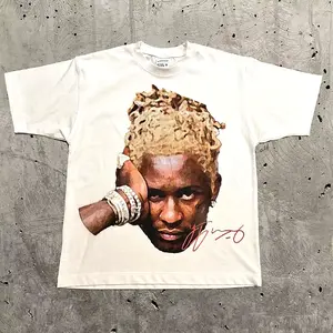 Y2K Europe and the United States New Summer Men T-Shirt Portrait Printed Harajuk, Retro Graphic Tee, Vintage Style, Cool Trendy Merch, Streetwear For Fans