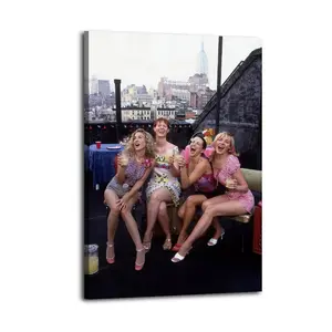 Sex And The City TV Show Canvas Aesthetic For The Bedroom Wall Sitting Room Dormitory Wall Office Wall Poster Decorative Painting Canvas Wall