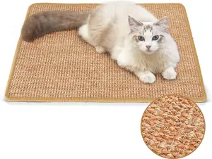 Durable Cat Scratching Pads, Summer Natural Rope Cat, Non-slip Sisal Rope Cat Scratching Toys, Protective Mats for Indoor Furniture, for Pet Supplies,