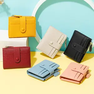 374 Small Wallet for Women RFID Blocking Wallet Womens Leather Zipper Credit Card Pocket Wallet Tassel Keychain Ladies Mini Purse with ID Window Outdoorfun dealsforyoudays  TikTokShopHolidayHaul
