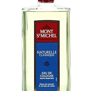 Mont St Michel The Colonel of Mont St Michel Eau de Cologne Naturelle Classique Special Edition French Hard Cover 500ml Classic Fragrance with Authentic Ambre Notes
