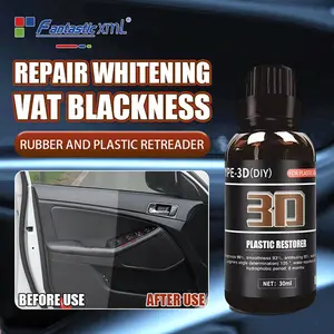 Automobile plastic polish is used for polishing. Renovation agent for plastic parts such as rubber rings, interior decoration, rearview mirrors, etc. Rapid renovation and repair