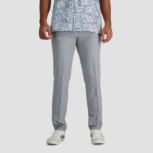 Haggar H26 Men's Premium Stretch Signature Slim Suit Pants - Light Gray 28x30