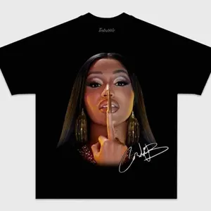 CARDII B TEE, Rapper shirt, Big face Sweatshirt, Gift for Him Gift for Her, Fan Gift, rap merch shirt, Graphic Tees GN WZI SIZ