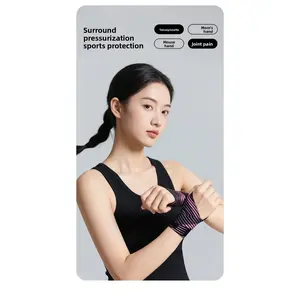 Adjustable Sports Wrist Wrap, 1 Pair Elastic Wrist Guard, Sports & Fitness Wristbands for Men & Women, Spring Sports Accessories, Gym Accessories, Waisttrainer Gifts, Gym Essentials, Elasticity Bands, Sports Training Straps, Exercise Waistband oxford