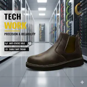 Unstoppable Steel Toe Work Shoes: Smash Proof, Puncture Proof, Ultimate Durability for Extreme Job Site Protection