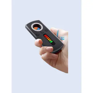 Infrared GPS Signal Detector with Monitoring Function, Rechargeable Durable Smart Privacy Protection Device, Mini Size, Portable Grip, Signal Scanning, USB Charging, Vibration Alarm for Hotel & Travel Use