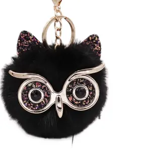 Owl Plush Keychain