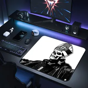 Ghost Heavy Metal Band Mouse Pad Gaming Laptops Keyboard Mat Deskmat Pc Accessories Desk Protector Mousepad Gamer Mats Anime Non Slip Mousepad