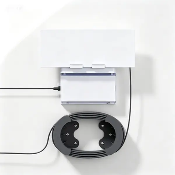 Starlink Router Mounting Kit, Wall Mount for V3 Mesh Router and Gen 3 Power Supply, with Ethernet Cable Caddy, Space-Saving Design, Compatible with Home Office RV Boat Use, No Drilling Required, Easy Install